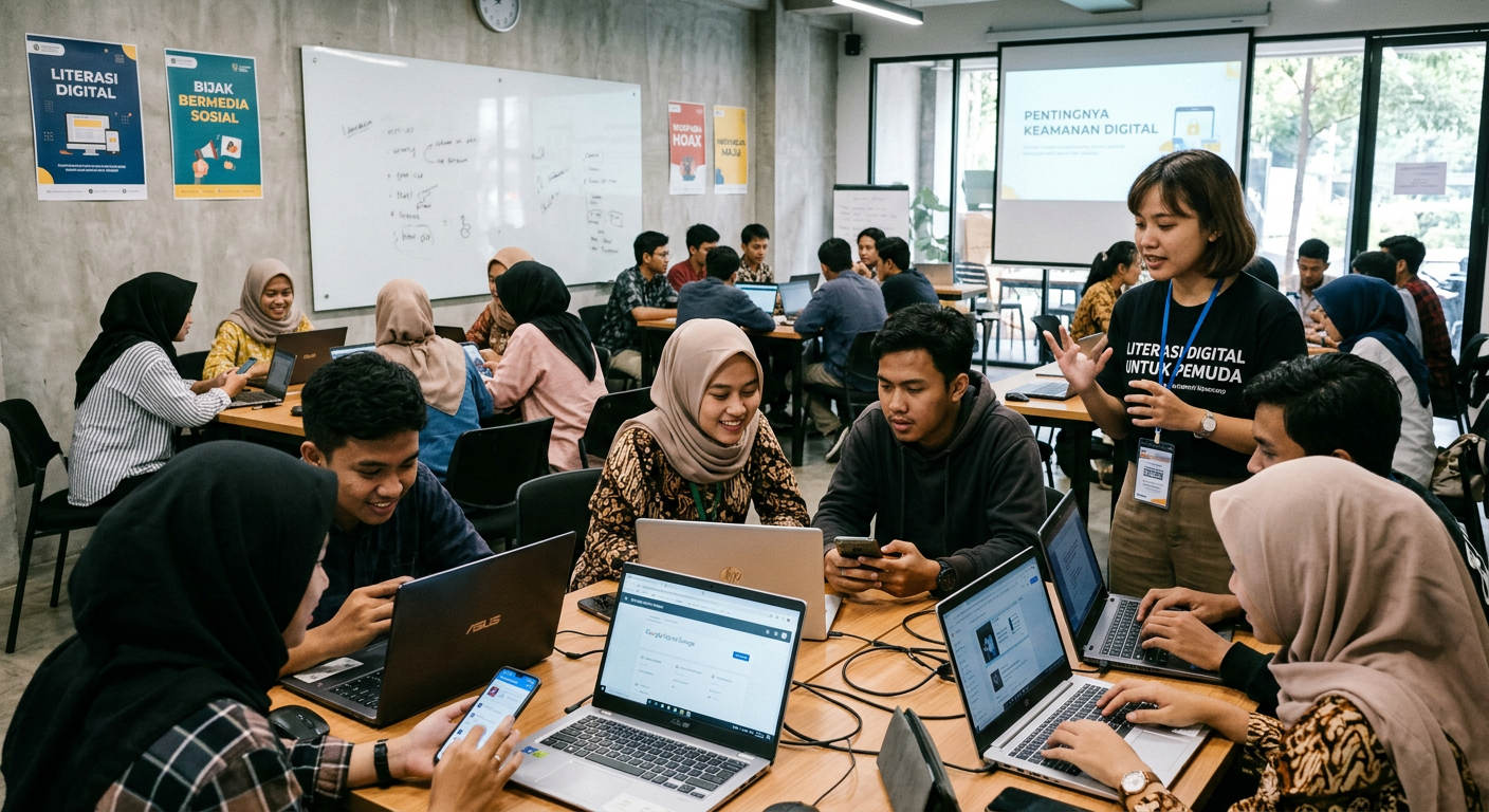 Workshop Literasi Digital Pemuda - kegiatan LIVESGP SLEMAN